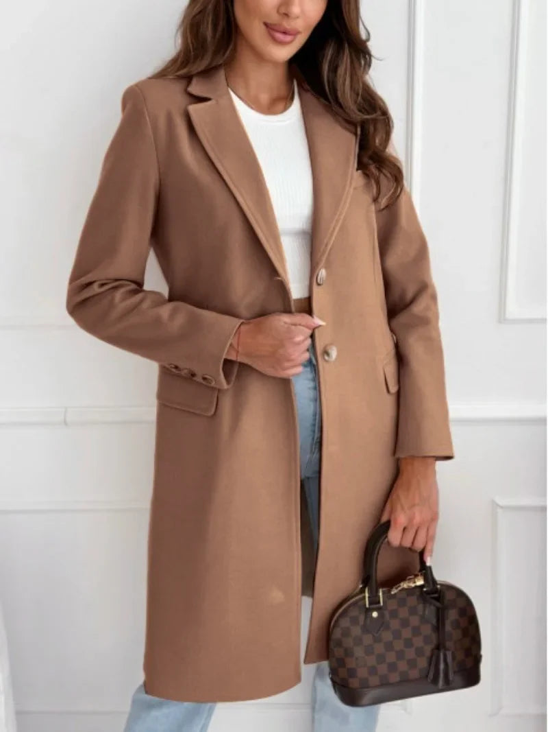 Sorelline | Women’s Longline Button Front Trench Coat