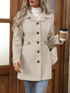 Seraphine | Women’s Elegant Button Front Coat