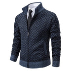 Bran | Men’s Textured Zip-Up Knit Jacket
