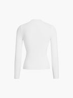 Alex | Women’s Ribbed High Neck Knit Top
