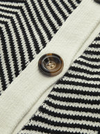 Zavielle | Women’s Chevron Knit Button Front Cardigan