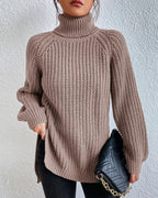 Micah | Women’s Waffle Knit Turtleneck Sweater