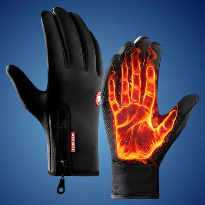 Waterproof and windproof heated gloves for extreme cold weather