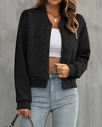 Sorellia | Women’s Zip-Up Bomber Jacket