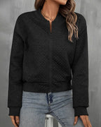 Sorellia | Women’s Zip-Up Bomber Jacket