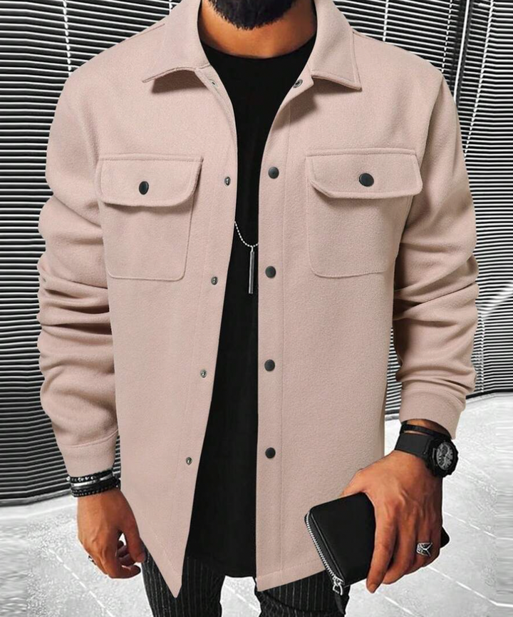 Mens fashion long sleeve button-up shirt in a comfortable everyday fit