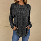 Cressina | Women’s Relaxed Fit Crew Neck Long Sleeve Jumper