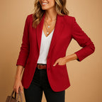 Thereese | Women’s Fitted Open Front Blazer Jacket