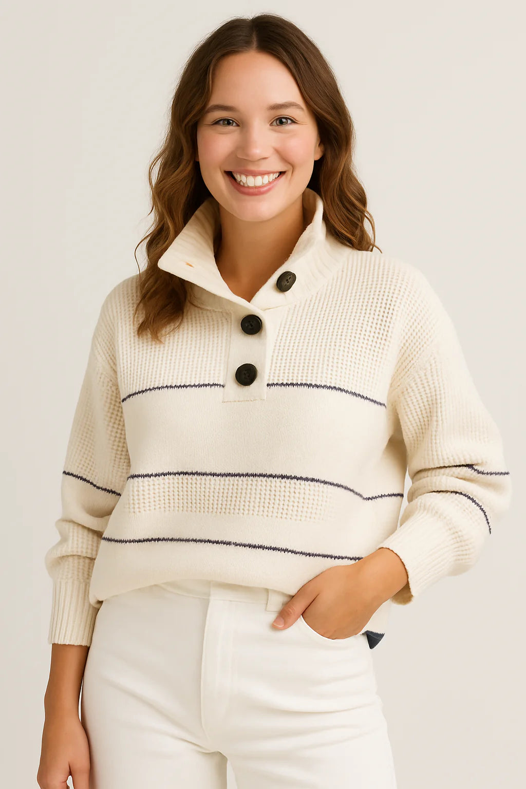 Callista | Women’s Striped Knit Pullover