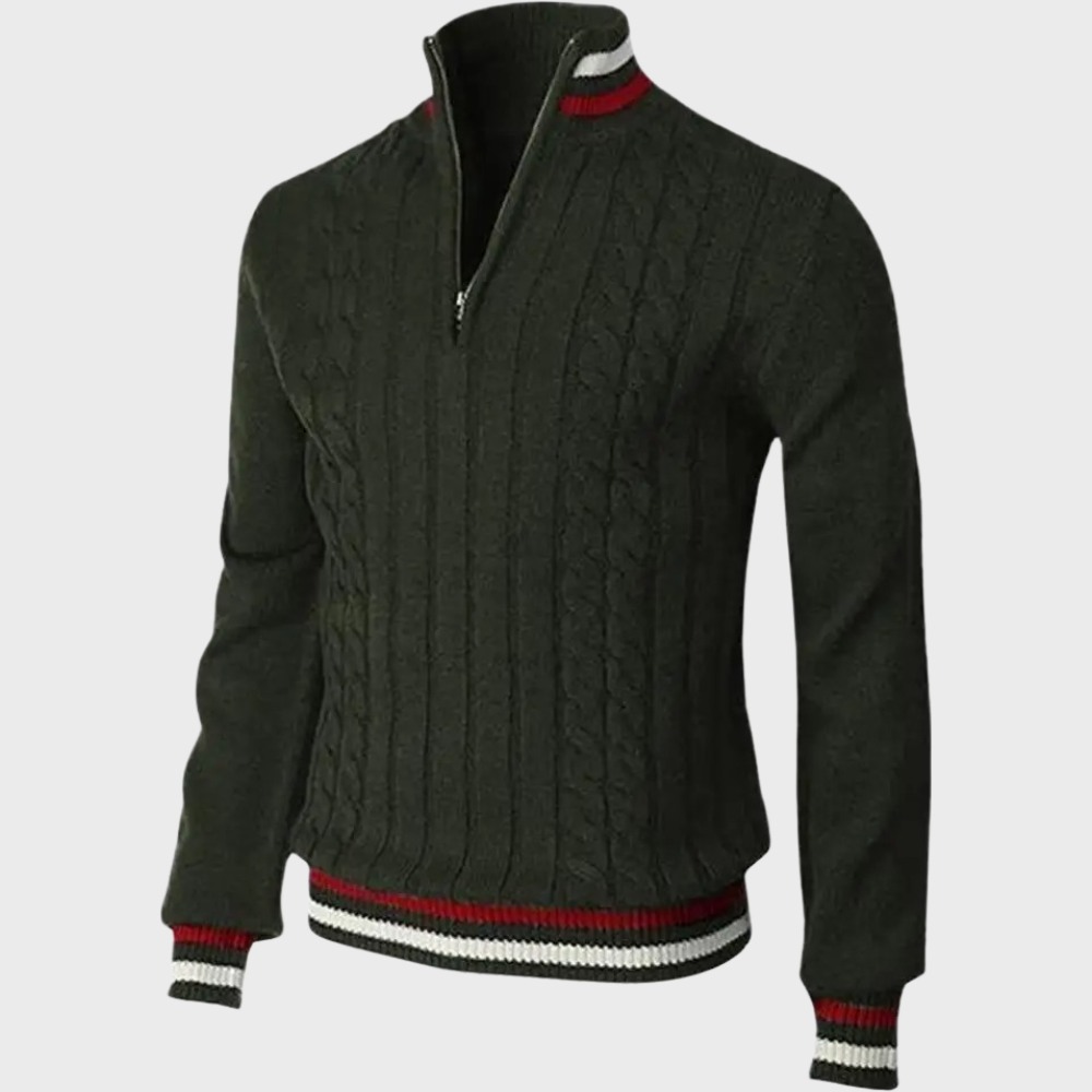 June | Men’s Cable Knit Sweater