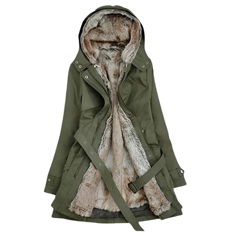 Clarian | Women’s Fur Hooded Coat