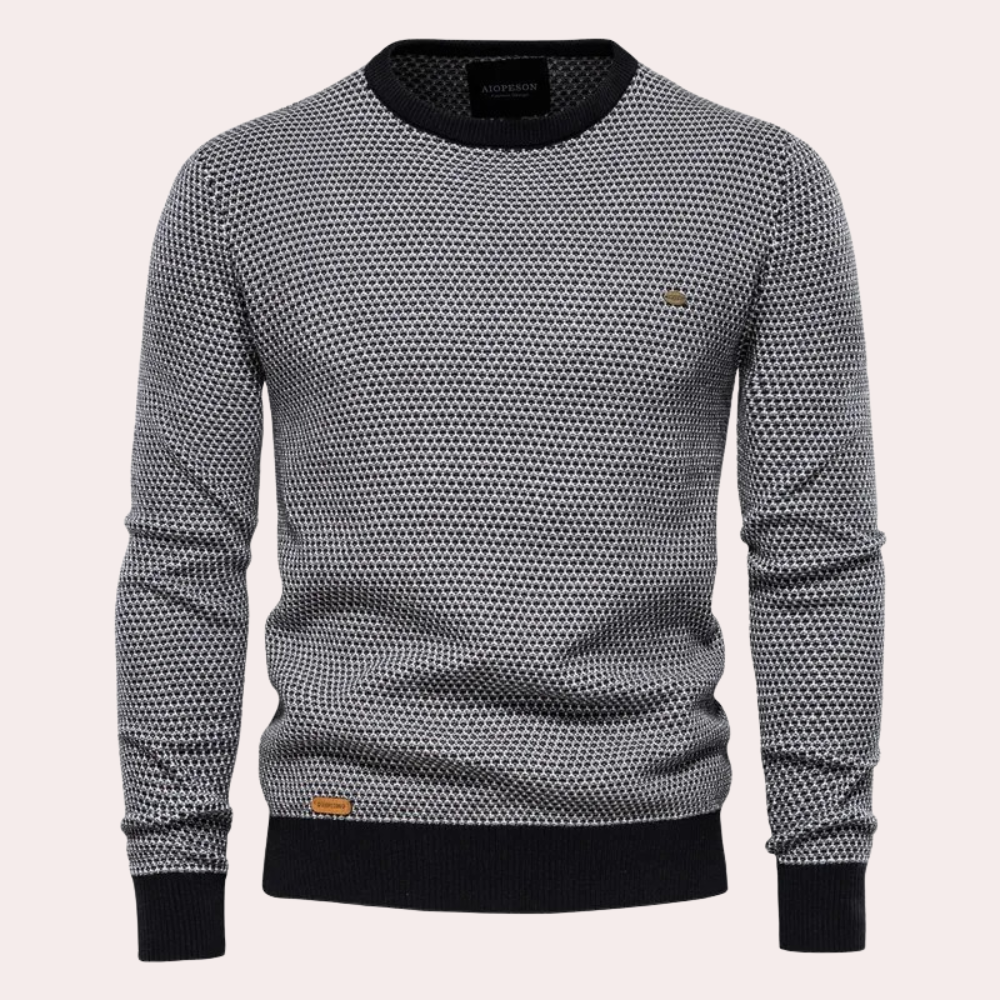 Garrison | Men’s Printed Crew Neck Sweater