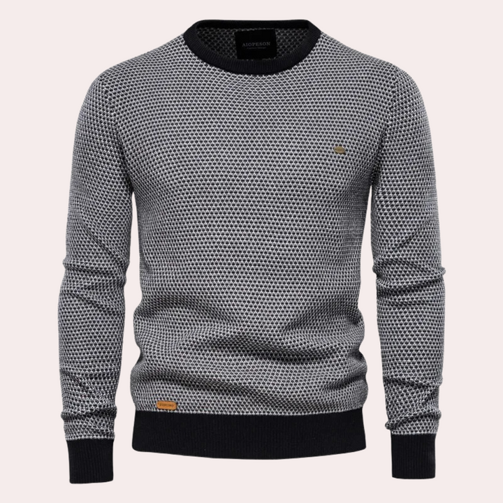 Garrison | Men’s Printed Crew Neck Sweater