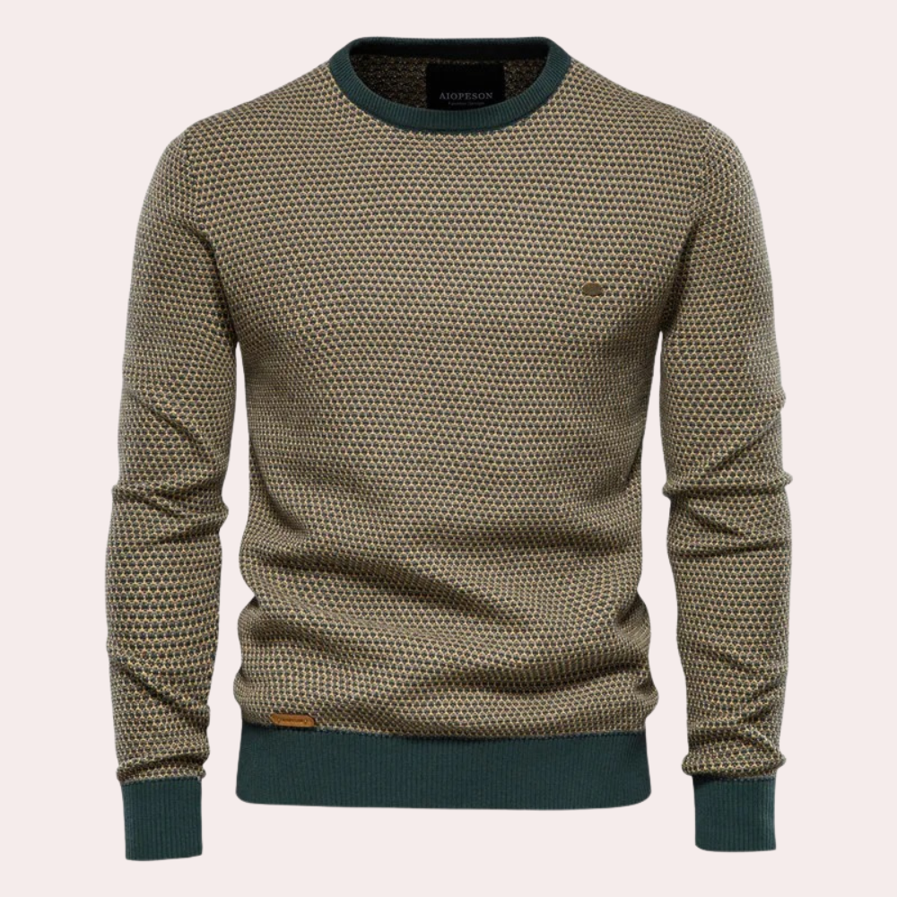 Garrison | Men’s Printed Crew Neck Sweater