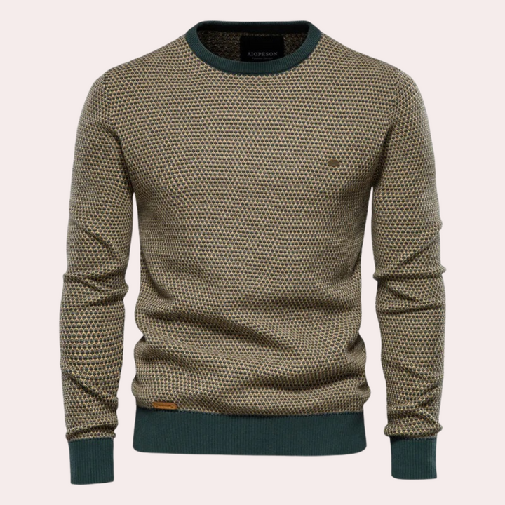 Garrison | Men’s Printed Crew Neck Sweater