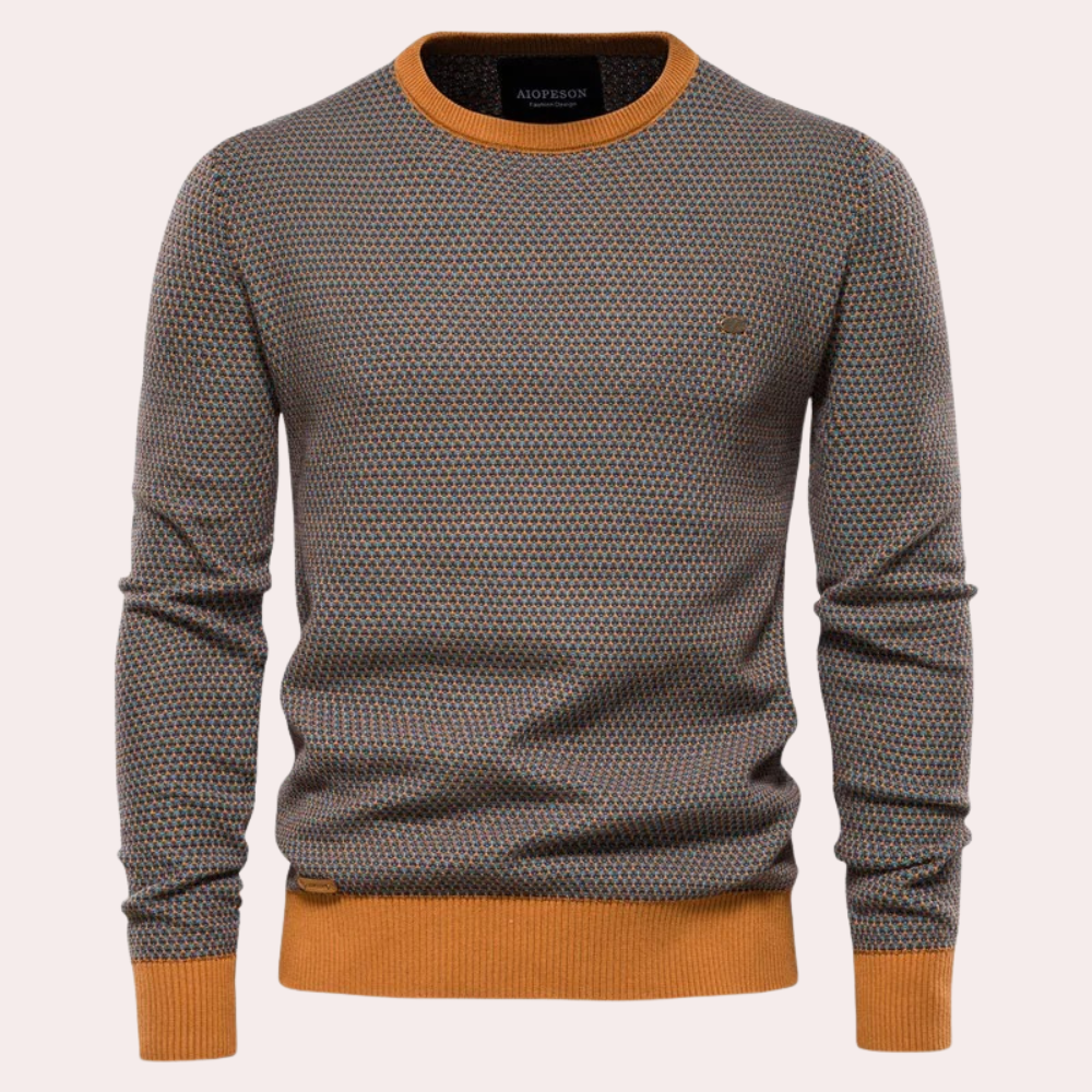 Garrison | Men’s Printed Crew Neck Sweater