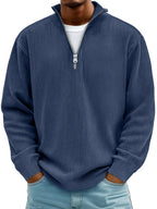 Reeve | Men’s Half-Zip Oversized Knit Sweatshirt