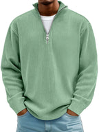 Reeve | Men’s Half-Zip Oversized Knit Sweatshirt