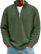 Reeve | Men’s Half-Zip Oversized Knit Sweatshirt