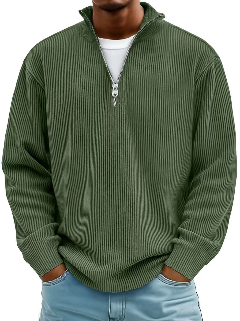 Reeve | Men’s Half-Zip Oversized Knit Sweatshirt