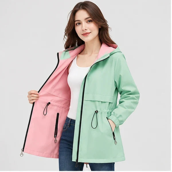 Waterproof hooded winter parka featuring a cozy thermal fleece lining and deep pockets.