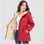 Red with Beige