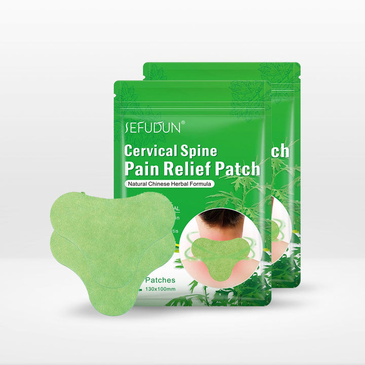 Soothing herbal muscle relaxation patch for neck wellness