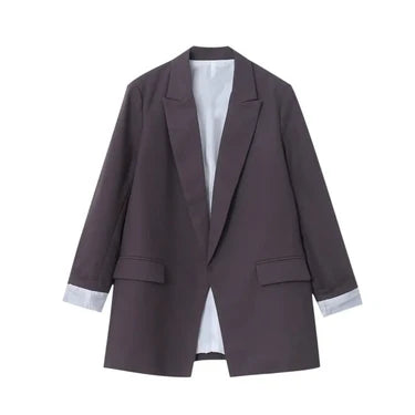 Carmelle | Women’s Brown Oversized Blazer