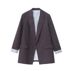 Carmelle | Women’s Brown Oversized Blazer