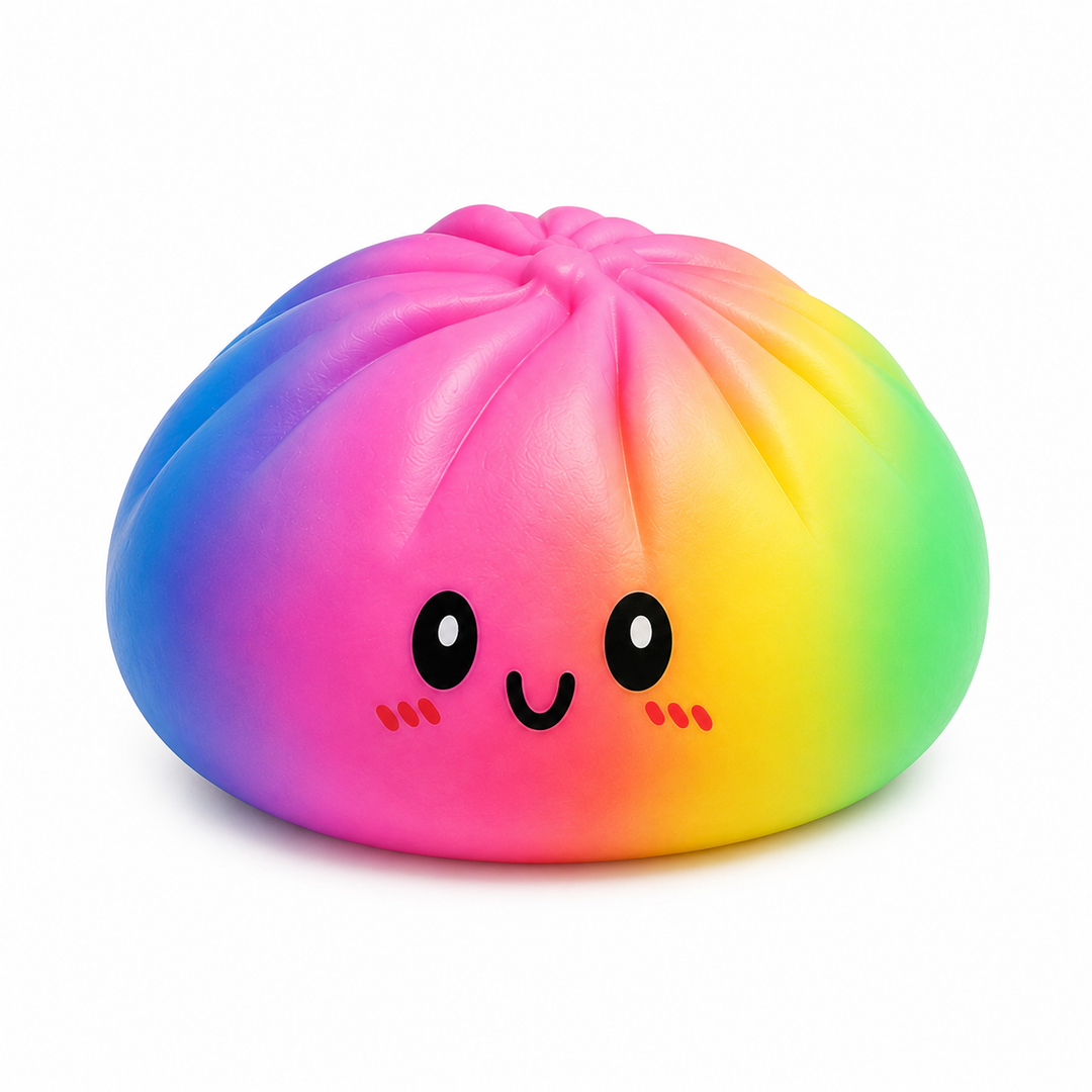 Cute extra large dumpling fidget toy making a great collectible gift for kids