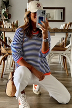 Marley | Women’s Striped Crew Neck Sweater