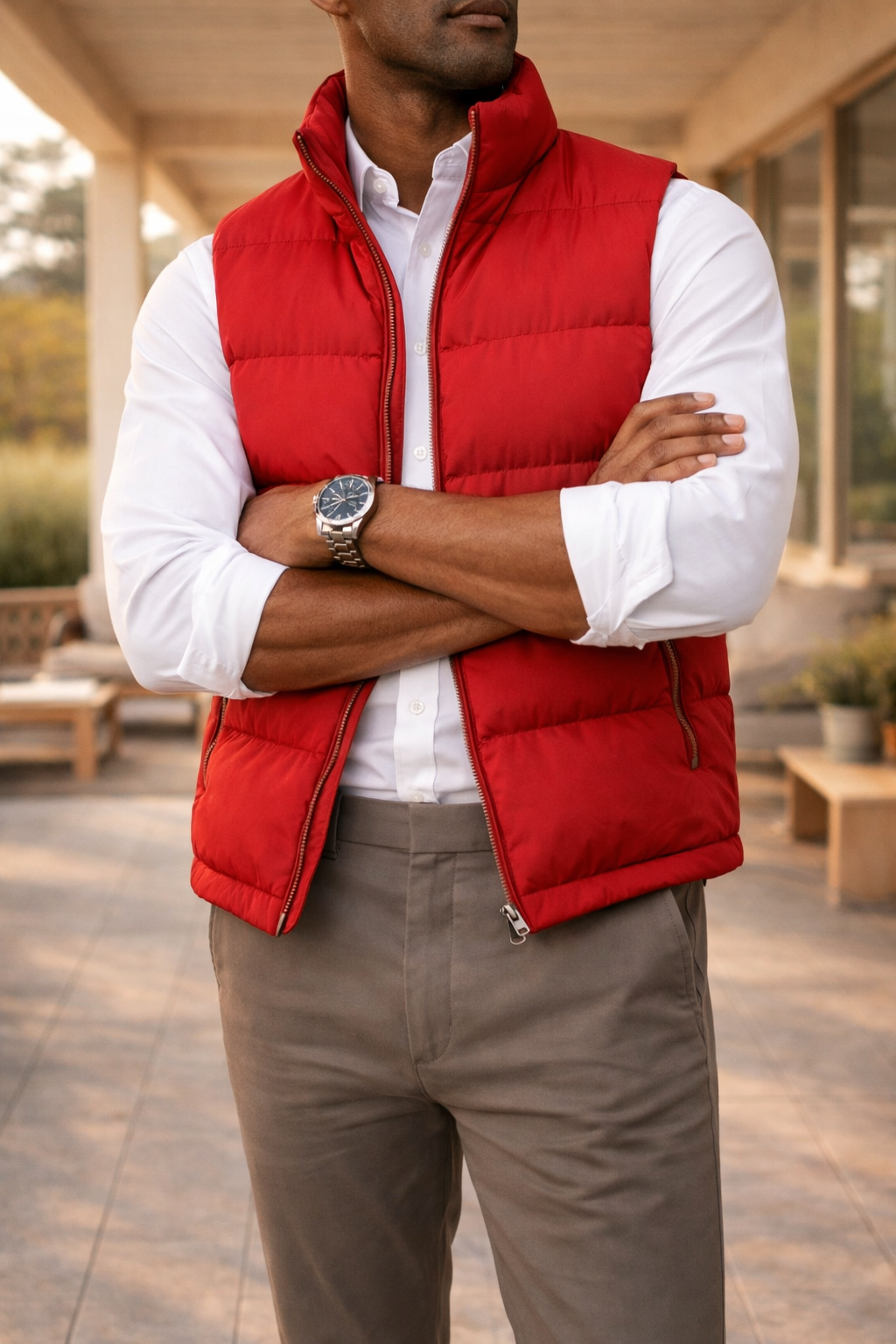 Braxton | Men’s Quilted Zip-Up Vest