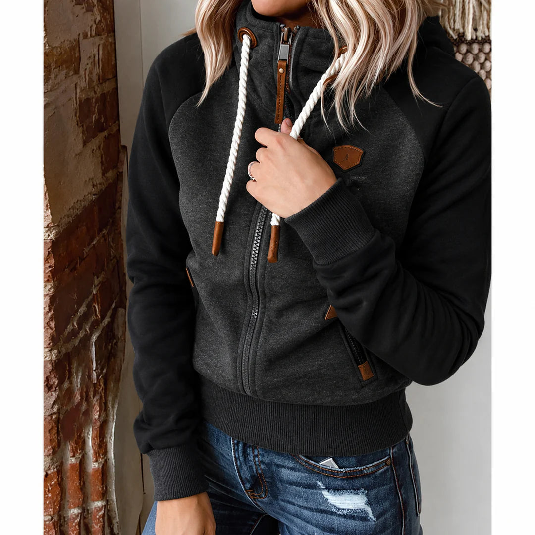 Cressida | Women’s Half Zip Mock Neck Hoodie
