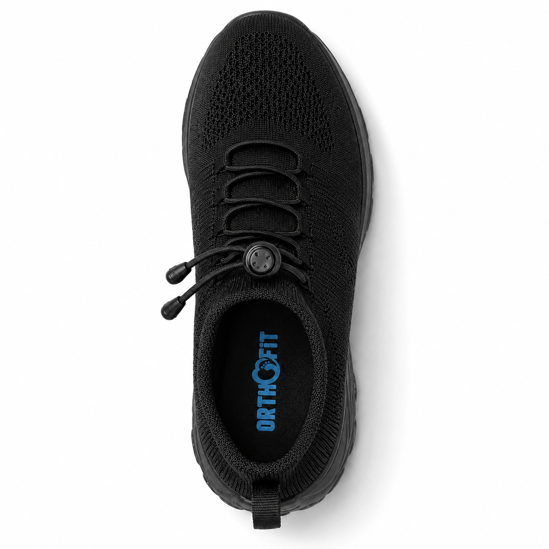 Angled shot of nurse shoes displaying daily wear comfort design