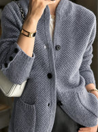 Thalia | Women’s Button Front Long Sleeve Cardigan
