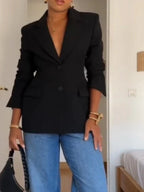 Evangeline | Women’s Charcoal Tailored Blazer