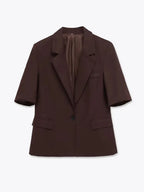 Tinsley | Women's Brown Office Blazer