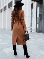 Celestine | Women’s Belted Wrap Wool Coat