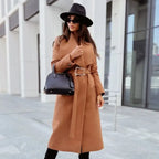 Celestine | Women’s Belted Wrap Wool Coat