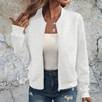 Ainsley | Women’s Zip-Up Bomber Cardigan