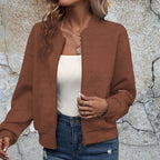 Ainsley | Women’s Zip-Up Bomber Cardigan