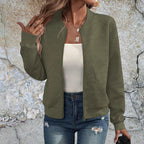 Ainsley | Women’s Zip-Up Bomber Cardigan