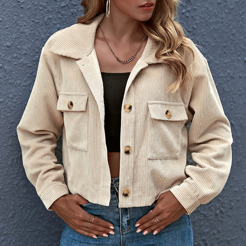 Avielle | Women’s Cropped Button-Front Jacket