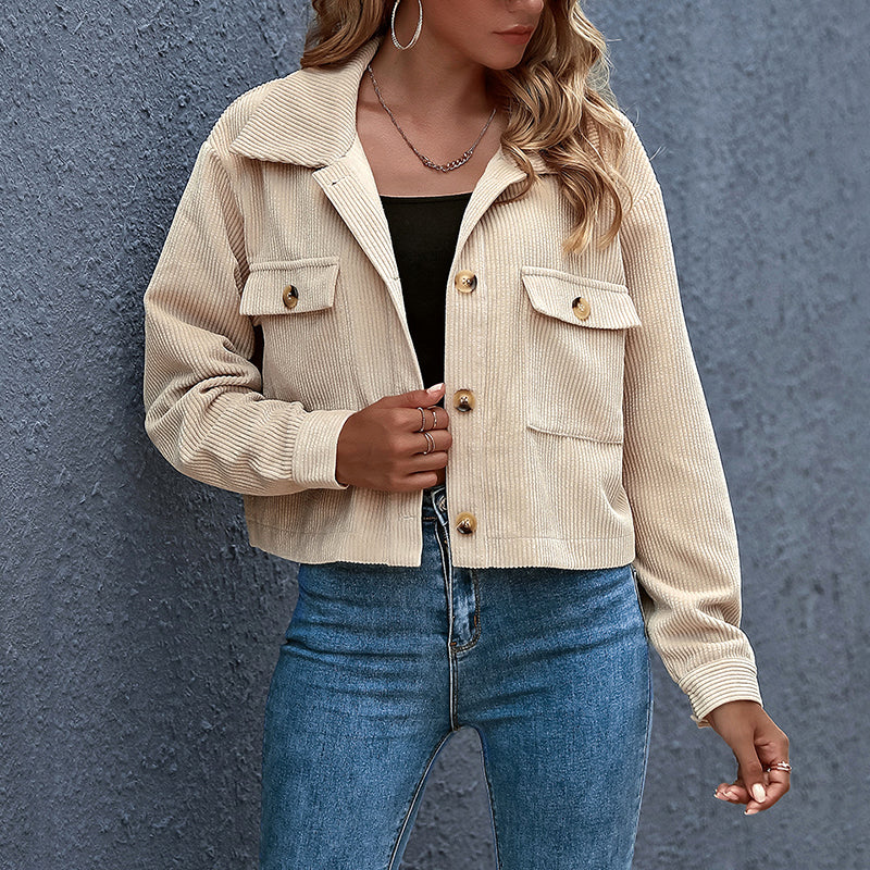 Avielle | Women’s Cropped Button-Front Jacket