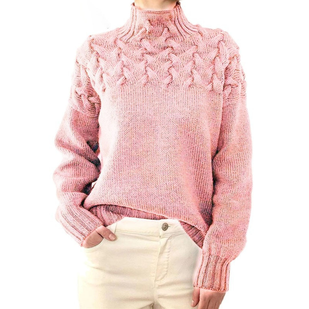 Delphine | Women’s Knit Turtleneck Sweater