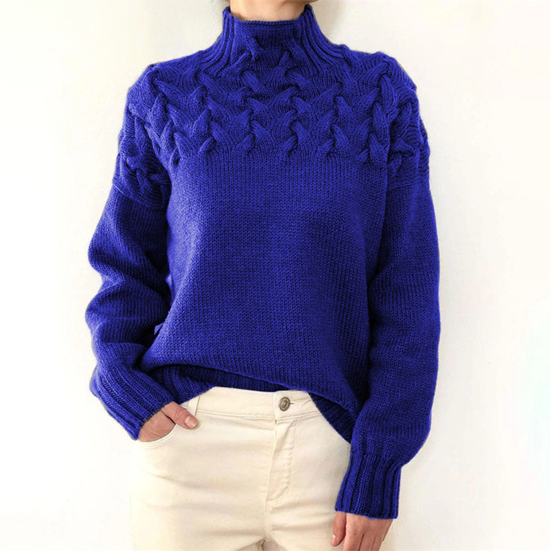 Delphine | Women’s Knit Turtleneck Sweater