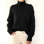 Delphine | Women’s Knit Turtleneck Sweater