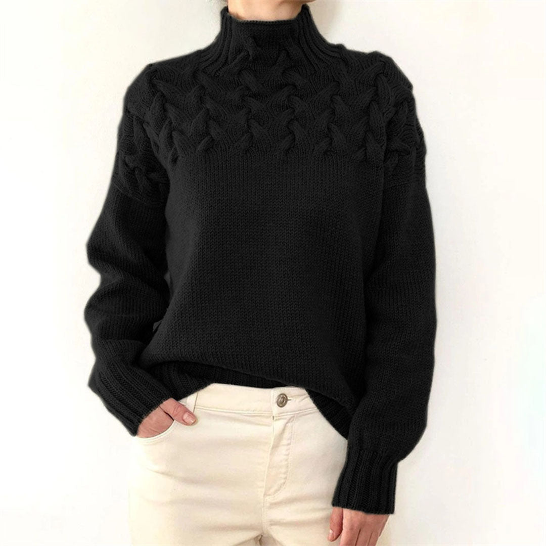 Delphine | Women’s Knit Turtleneck Sweater
