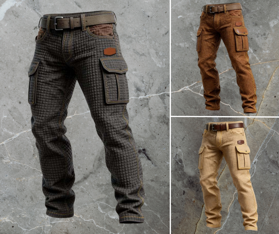 Bishop | Men’s Quilted Slim-Fit Trousers
