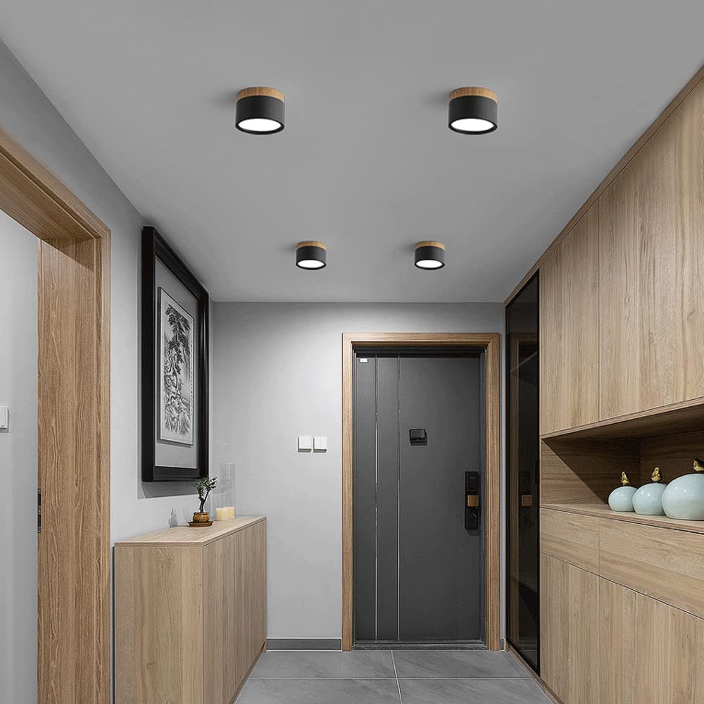 Close-up view of modern LED lighting fixture with sleek metal casing